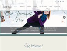Tablet Screenshot of discoverhealthyoga.com